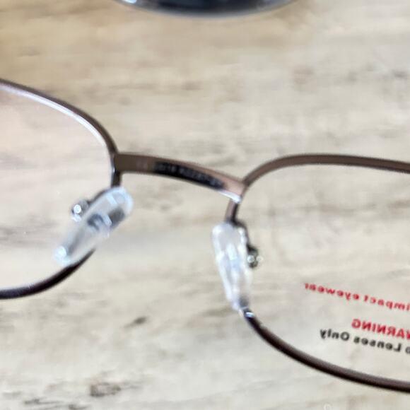 A2 Eyeglasses 100 Gunmetal Rectangular Frame 54.5 19 140  NEW - Picture 5 of 12